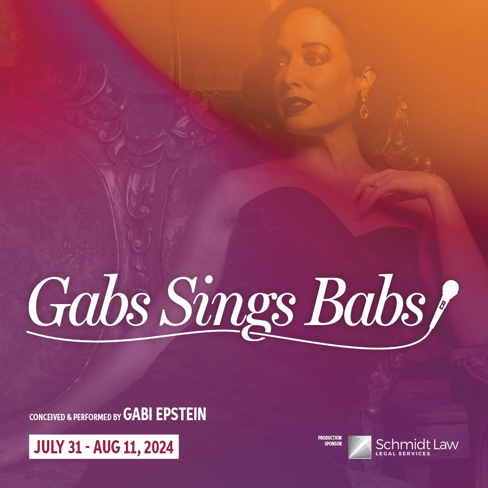 Poster for "Gabs Sings Babs" at the Capitol Theatre